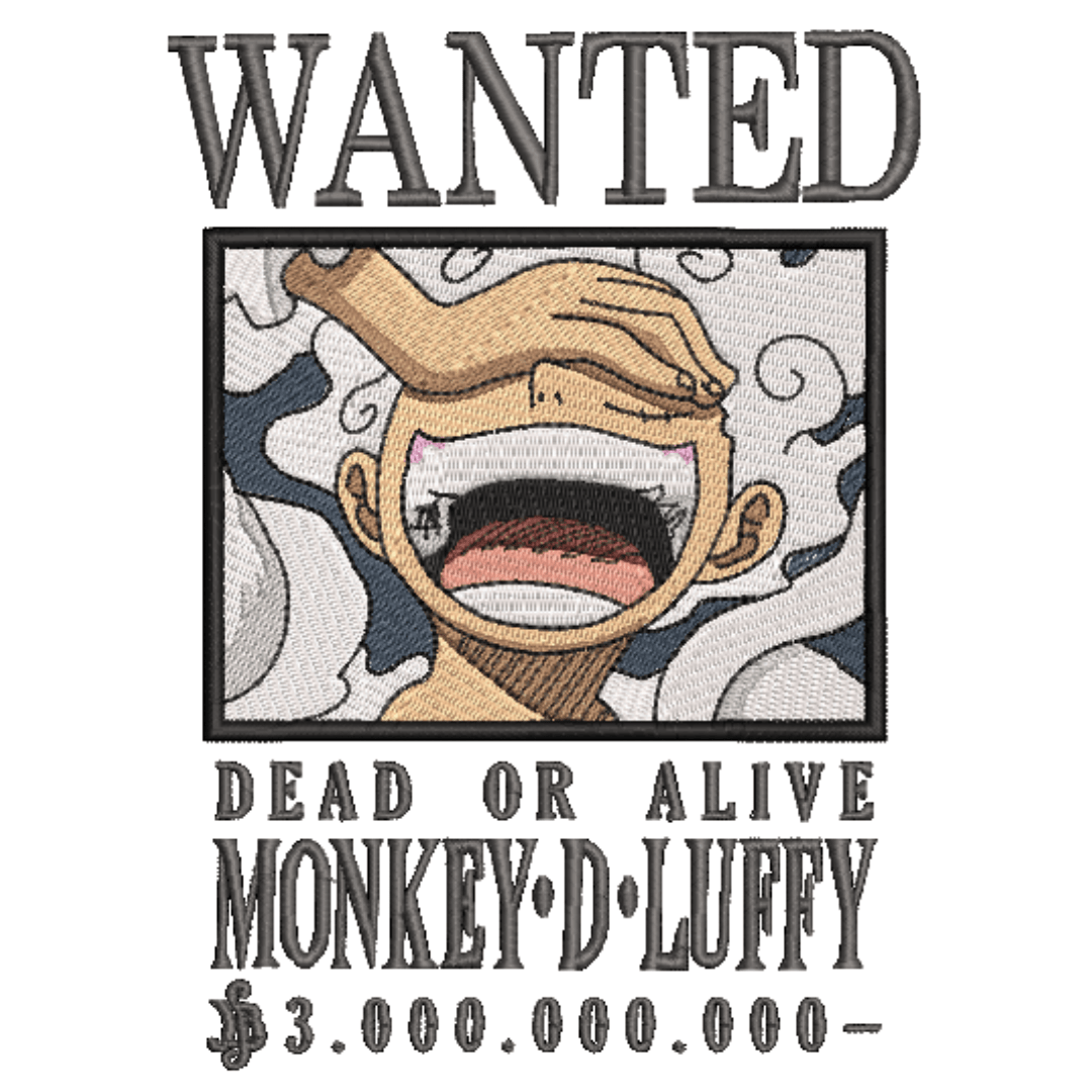 Tricou Brodat WANTED:Pirate King Premium [5]