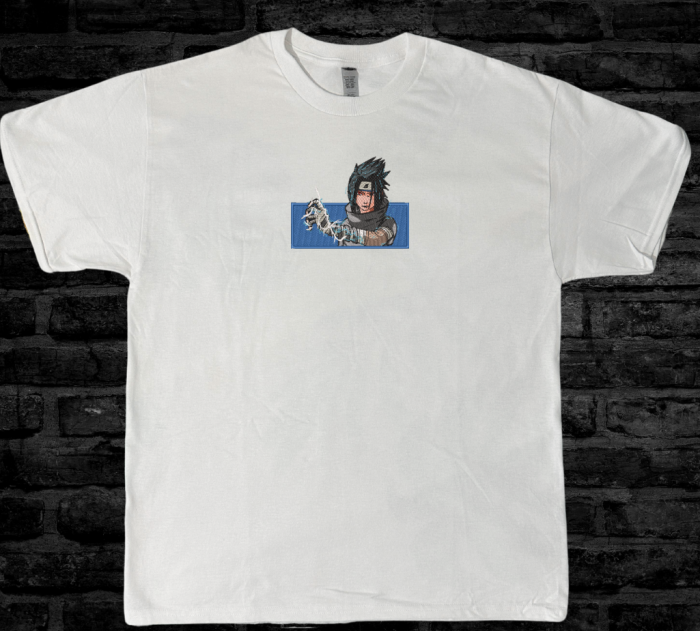 Tricou Brodat SasukeYoung -Design Premium Naruto [2]