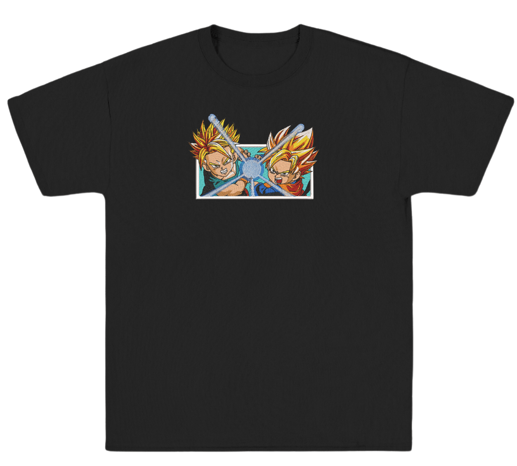 Tricou Brodat Saiyan Duo Premium [2]