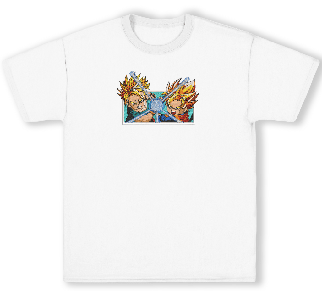 Tricou Brodat Saiyan Duo Premium [1]