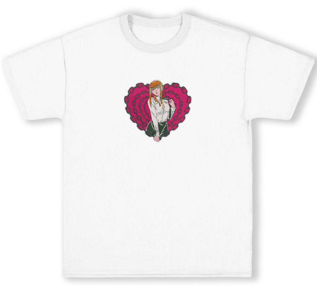 Tricou Brodat Heart of Control Makima Premium [2]