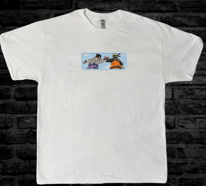 Tricou Brodat Naruto Vs Sasuke - Premium Naruto [2]