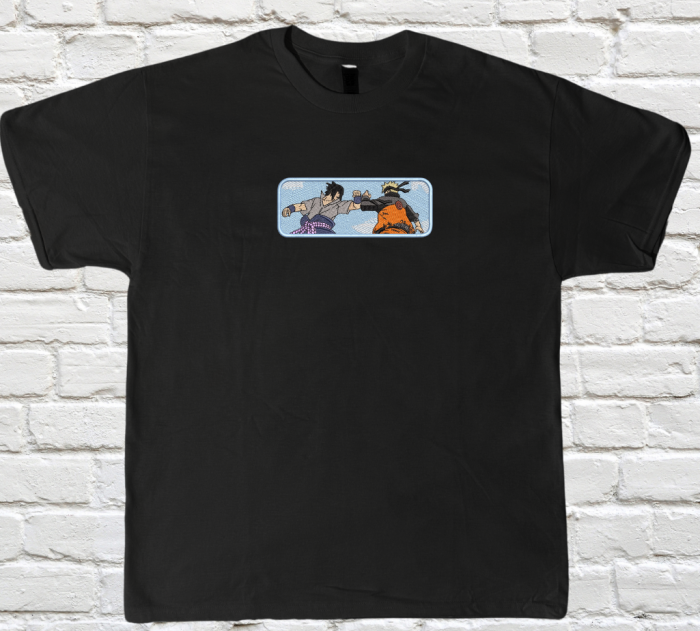 Tricou Brodat Naruto Vs Sasuke - Premium Naruto [1]