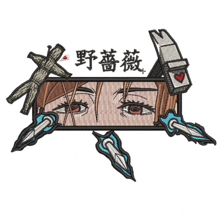 Tricou Brodat NobaraEyes - Premium v2 JujutsuKaisen [5]