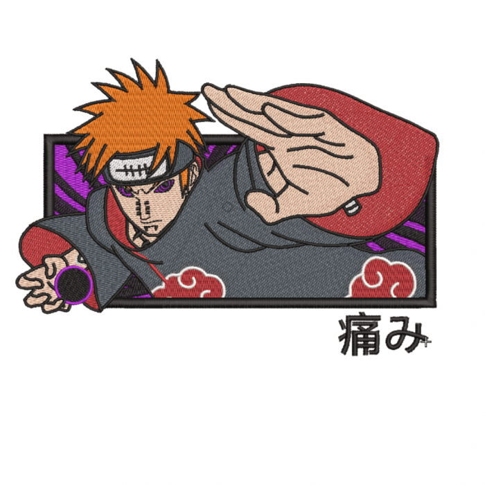 Tricou Brodat Pain - Design v2 Premium Naruto [3]