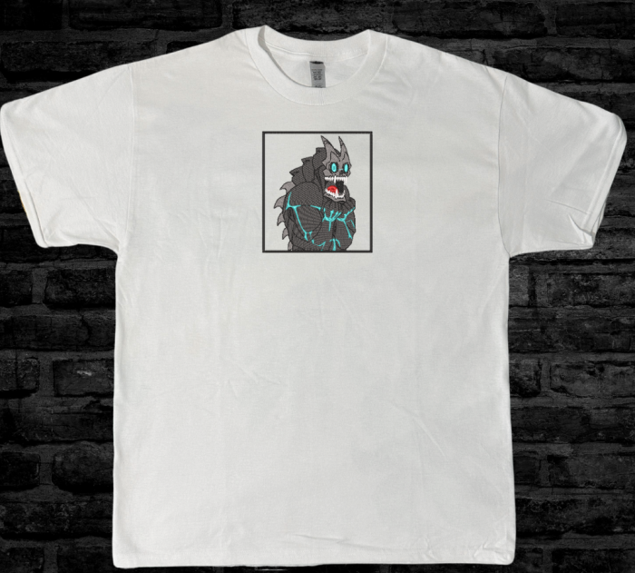 Tricou Brodat - Premium Kaiju No.8 Funny [2]
