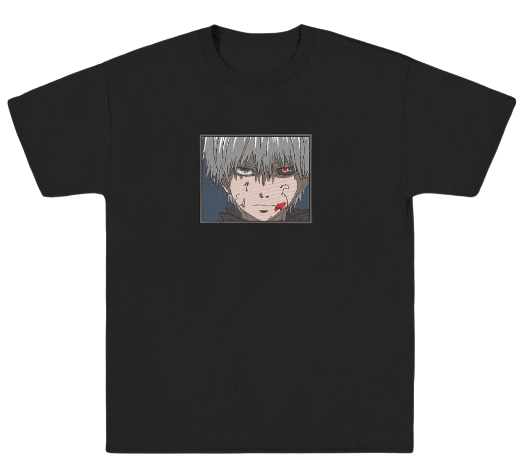 Tricou Brodat Pain, Power, and Red Eyes Premium [1]