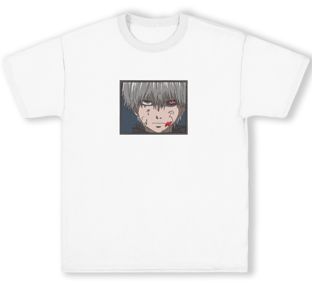 Tricou Brodat Pain, Power, and Red Eyes Premium [2]