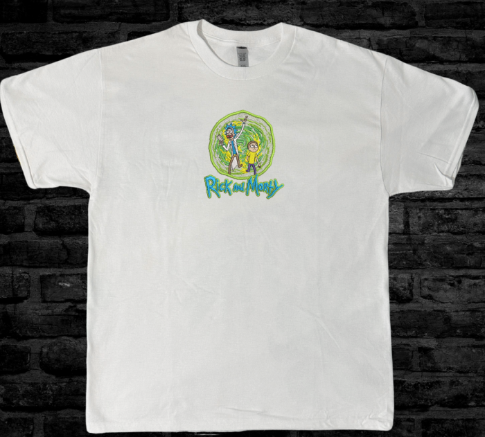 Tricou Brodat Rick and Morty - Design v2 Premium [2]