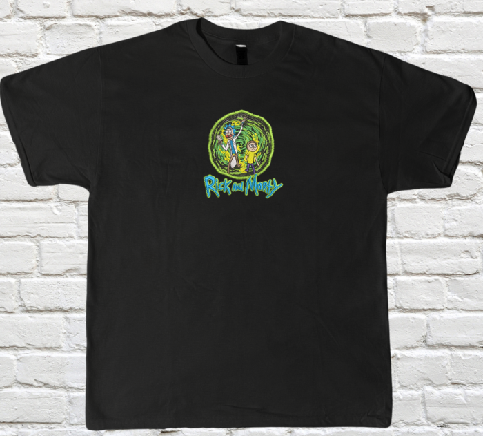 Tricou Brodat Rick and Morty - Design v2 Premium [1]
