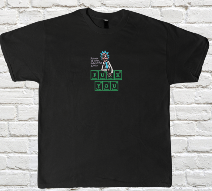 Tricou Brodat RickFck - Design Premium [1]