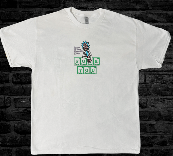 Tricou Brodat RickFck - Design Premium [2]