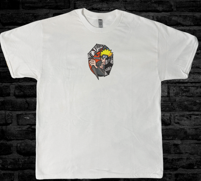 Tricou Brodat Naruto - Design Kurama Premium Naruto [2]