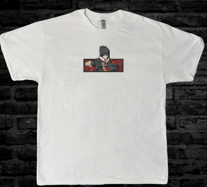 Tricou Brodat SasukeSword - Premium Naruto [2]