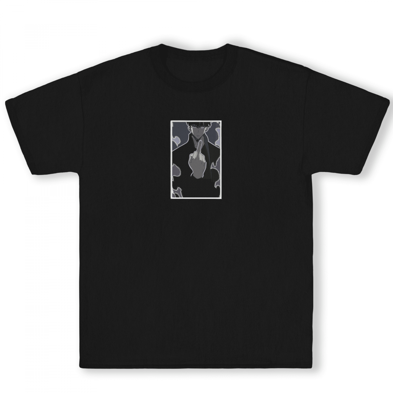 Tricou Brodat Sung Jin Woo - F*ck Premium [1]