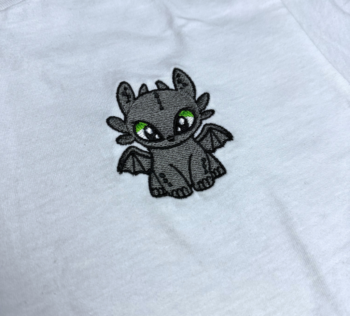 Tricou Brodat - Night Fury Lab Test [1]