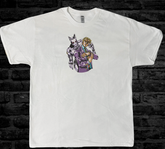 Tricou Brodat Yoshikage Kira - Premium Bizarre Adventure [2]