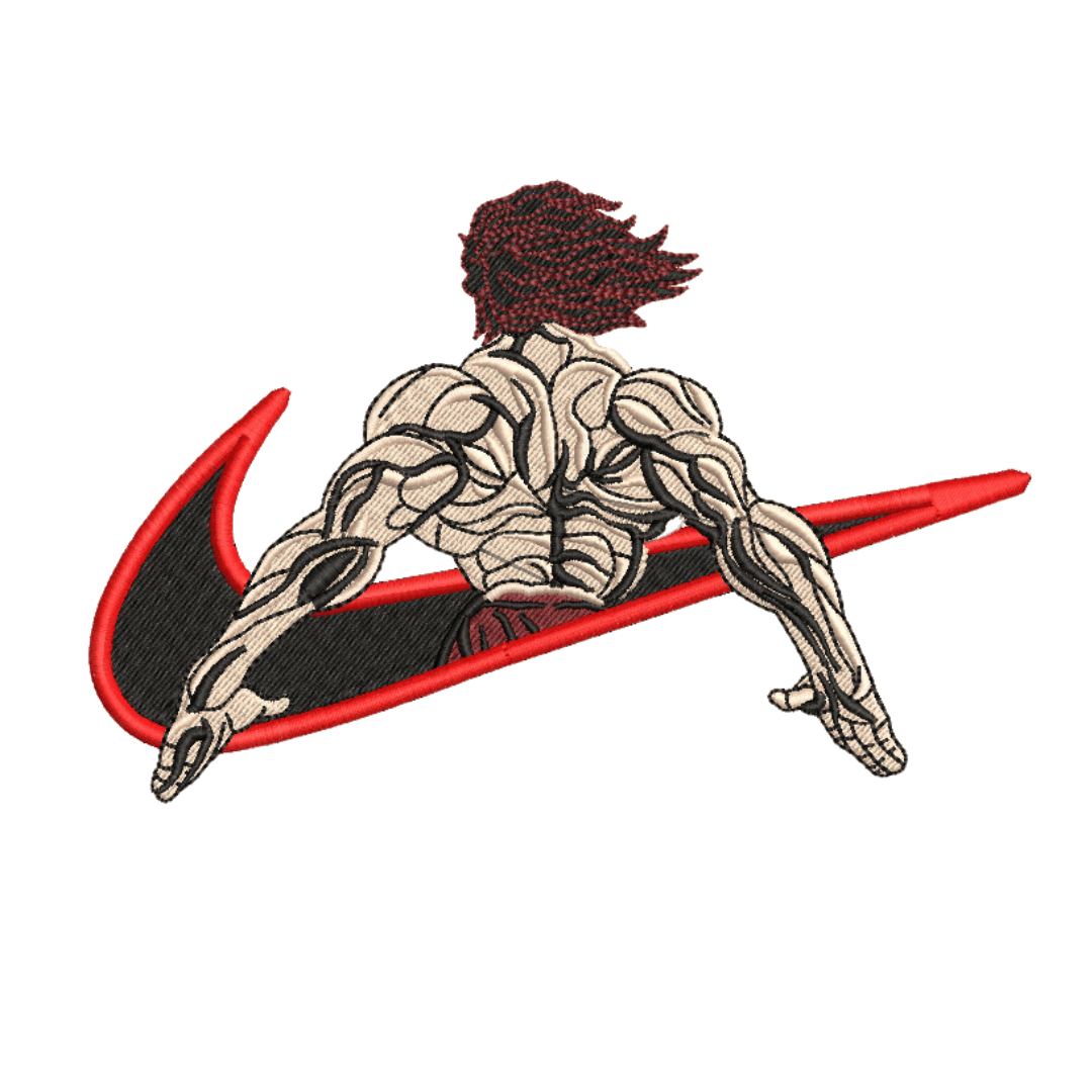 Tricou Brodat Yujiro - Hanma Premium [3]
