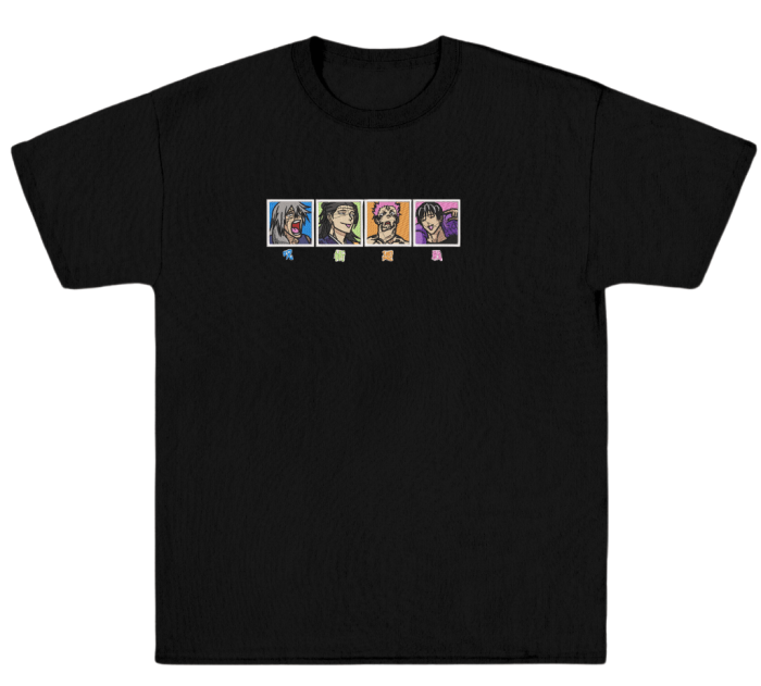 EMBRACE THE DARK – Tricou Anime Brodat [2]