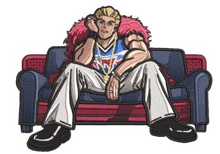 Jackpot Instinct – Tricou Anime Brodat [5]