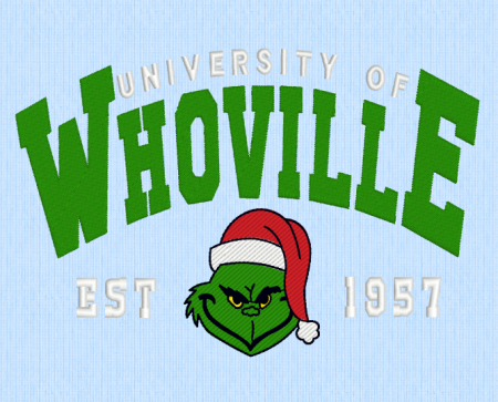 Bluza Whoville Grinch Brodat [4]