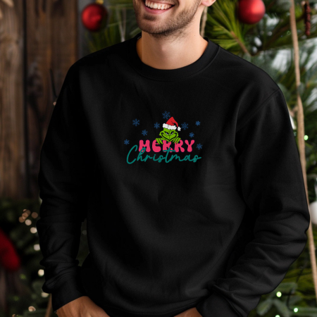 Bluza Merry Christmas Grinch Brodat [1]