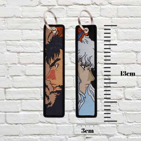 Berserk - Breloc Brodat Guts – Accesoriu Premium Berserk