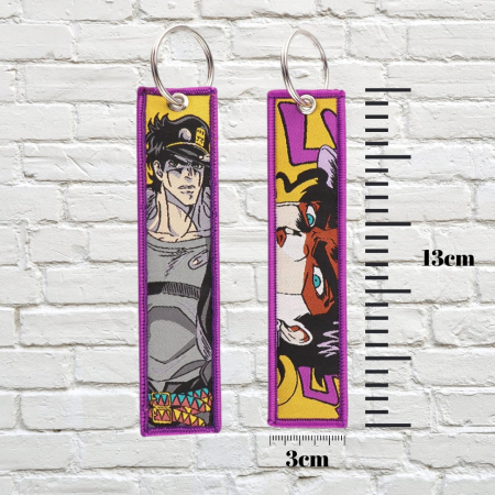 JoJo's Bizarre Adventure - Breloc Brodat Jojo – Accesoriu Premium din JojoBizarre