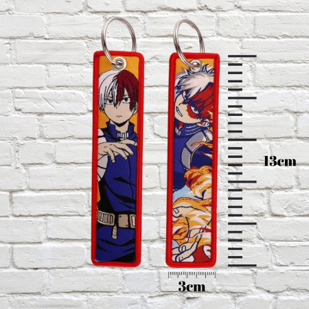 MyHeroAcademia - Breloc Brodat Todoroki – Accesoriu Premium din MyHero