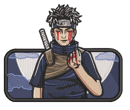 Silent Genjutsu Hanorac Anime Brodat [5]