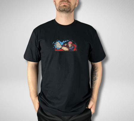 Tricouri - BUILT TO FIGHT – Tricou Anime Brodat