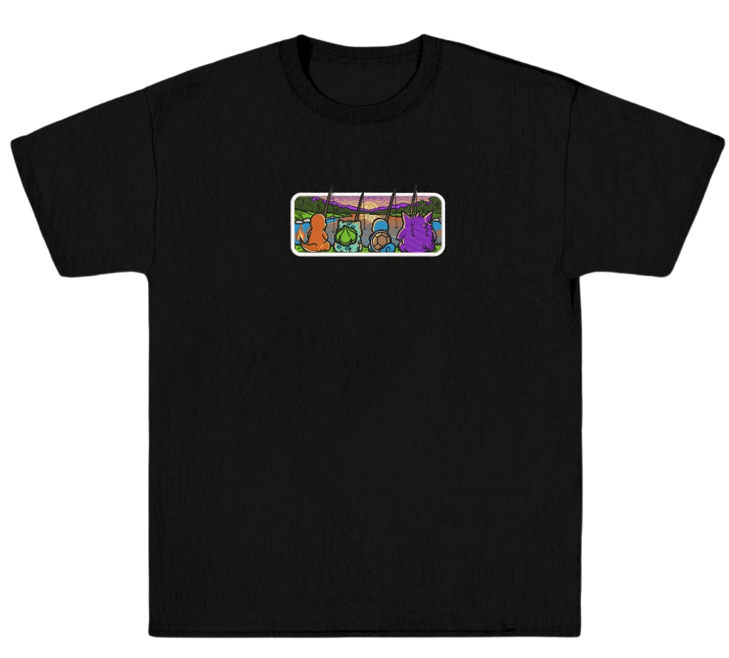Chasing Sunsets - Tricou Anime Brodat [1]