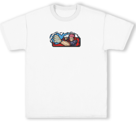 BUILT TO FIGHT – Tricou Anime Brodat [2]