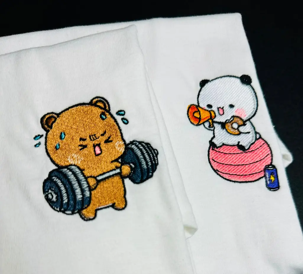 Match-uri de cuplu - Gym Partners - Set Cuplu Brodat