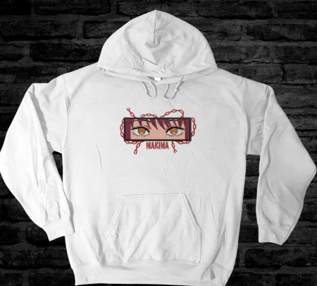 Hanorac Brodat MakimaEyes - Design Premium ChainSawMan [1]