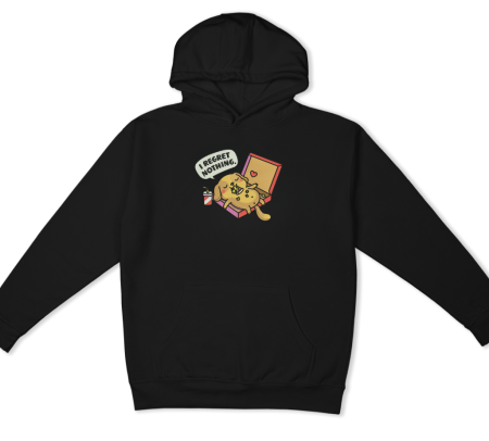 Streetwear - Hanorac Brodat I Regret Nothing