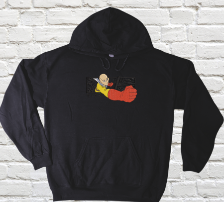 OnePunchMan - Hanorac Brodat Saitama - Design Premium OnePunchMan