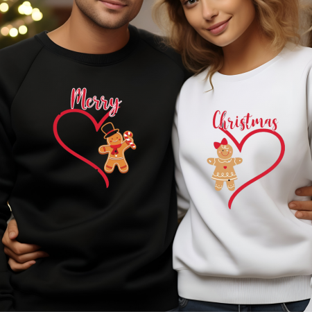 Craciun - Set Bluze Cookies Brodat