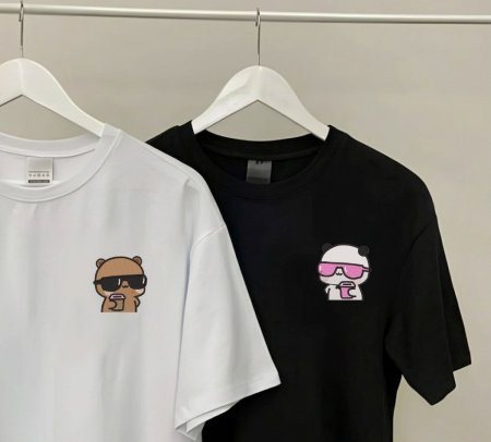 Match-uri de cuplu - Set Cupluri Brodat Dudu and Bubu