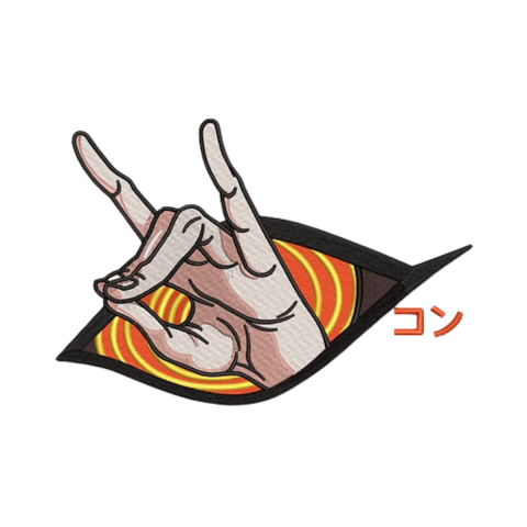 Tricou Brodat Contracted Hand Premium [4]