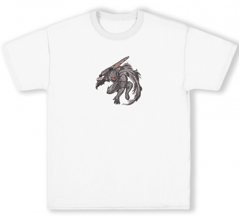 Tricou Brodat Dark Warrior - Design Premium [1]