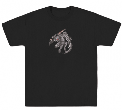 Berserk - Tricou Brodat Dark Warrior - Design Premium