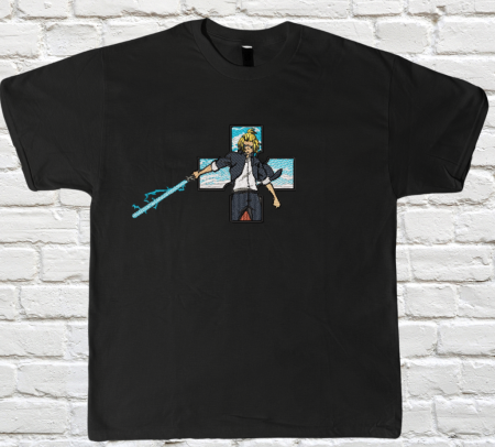 Fire Force - Tricou Brodat Arthur - Premium FireForce