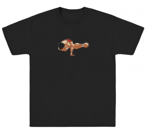Tricouri - Tricou Brodat Baki - Pose Premium