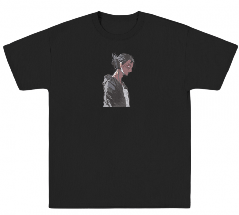 AttackOnTitan - Tricou Brodat Eren - Portrait Premium