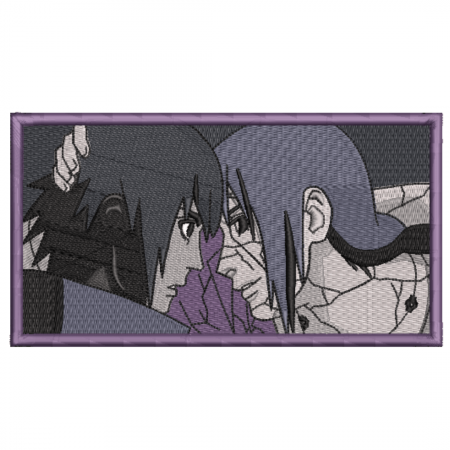 Tricou Brodat FinalFight SasukeItachi - Premium Naruto [4]