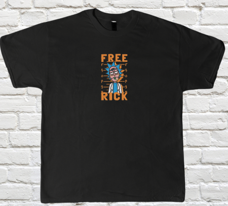 Colectii Non-Anime - Tricou Brodat FreeRick - Design Premium