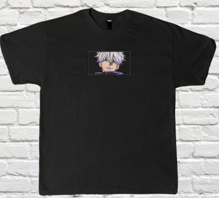 Jujutsu Kaisen - Tricou Brodat Gojo - Design v2 Premium JJk