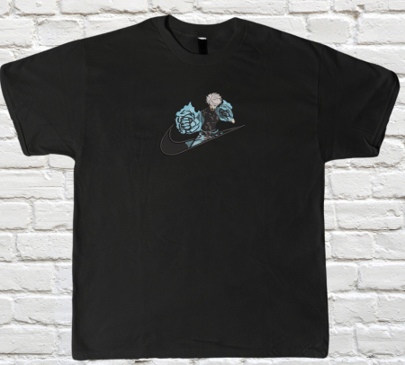 Jujutsu Kaisen - Tricou Brodat GojoResurrected - Premium JujutsuKaisen