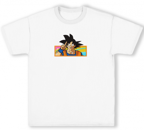 Tricou Brodat Saiyan Happy Premium [1]